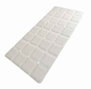 Sultan's Linens Foldable Non Slip Rubber Bath Mat for Textured Tub