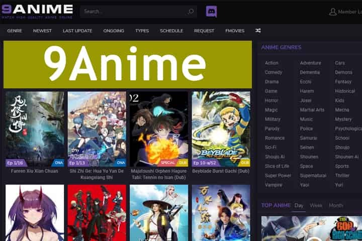 Top Working 9Anime Alternatives & Best Free Anime Sites after 9anime.to
