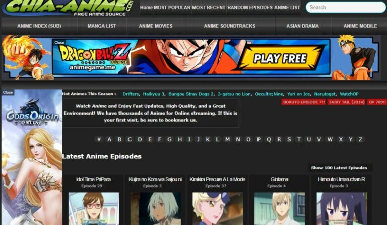 Top 9 Best Chia Anime Similar Websites to Watch Anime Online For Free