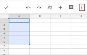 How To Create A Checklist On Google Sheets Mobile App