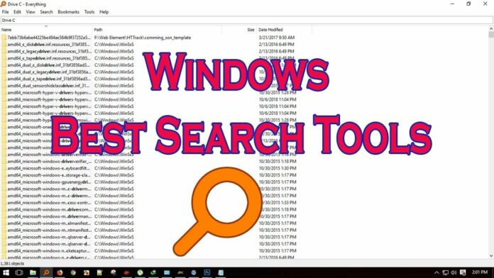 Search Tools for Windows