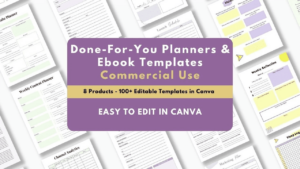 Planner & Ebook canva Templates