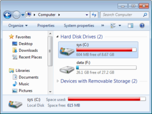 Running out of RAM and Disk drive space